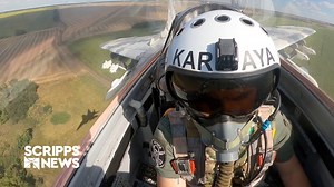 464K views · 8.7K reactions | Ukrainian fighter pilot shares cockpit cam footage showing what it takes to evade Russian radar with Scripps News' Jason Bellini. https://scrippsnews.com/stories/heroic-ukrainian-pilot-s-cockpit-cam-shows-daring-below-radar-flight/ | Scripps News | Facebook