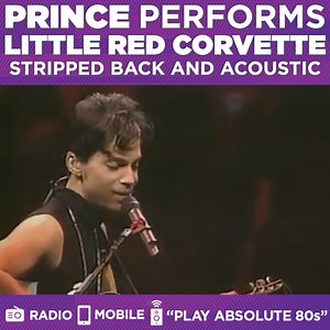 40 years ago today, Prince released "Little Red Corvette" as a single. Here's a beautiful acoustic rendition performed at the Staples Center during the 2004 Musicology Tour: | Absolute Radio