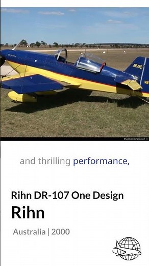 2000 Rihn DR-107 One Design FOR SALE - Unleash Aerobatic Precision! ✈️