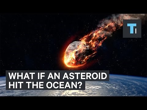 Animation reveals what would happen if an asteroid hit the ocean