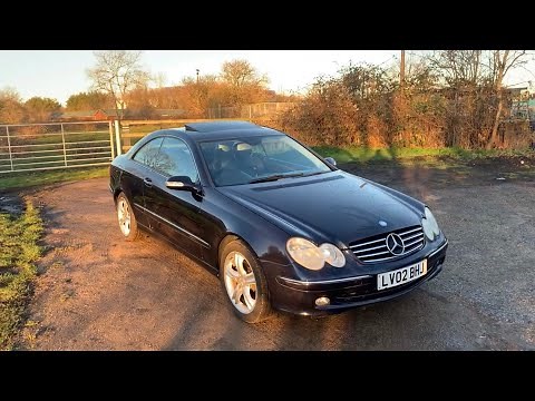 Mercedes CLK 240 W209 C209 V6 Engine Full Walkaround Features Exhaust Stock Sound Revving