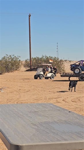 Jessica Danny Tecco on Instagram: "Golf cart wheelies are rad! 👌😆 No danger here lol! #travelingwiththeteccos #glamis #fypシ #viralreelschallenge #california"