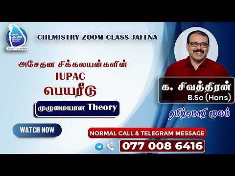 Theory: IUPAC Nomenclature for Complex Ions | K. Sivathiran Sir B.Sc(Hons)