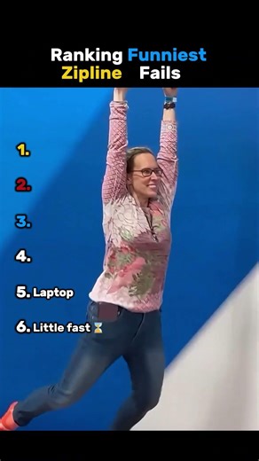 Ranking Funnies Zipline Fails🧗🏼‍♀️