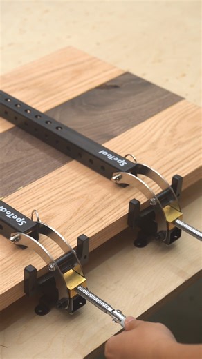 Panel glue-ups don’t have to feel chaotic. With SpeTool Panel Clamp, the setup stays simple, pressure stays even, and boards stay exactly where you want them. When everything locks in faster, the whole workflow feels calmer—and the results speak for themselves. 𝐏𝐚𝐧𝐞𝐥 𝐂𝐥𝐚𝐦𝐩 item No. S05002 Tap the link and upgrade your workflow 👉 𝘀𝗽𝗲𝘁𝗼𝗼𝗹𝘀.𝗰𝗼𝗺 https://spetools.com/products/24-inch-4-way-panel-clamp-2-pack #spetool #panelclamp #woodworking #glueup #workshopworkflow #woodworkin