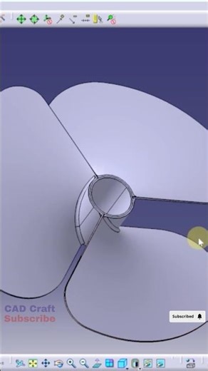 How to Create a Propeller Blade Using CATIA Surface Design | CATIA V5 GSD Tutorial ⚙️ #cad #catia