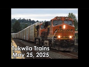 Coughs & Cascades - BNSF Seattle Sub at Tukwila Station, May 25th, 2025