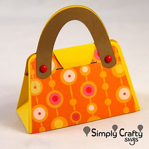 Handbag SVG File – Simply Crafty SVGs