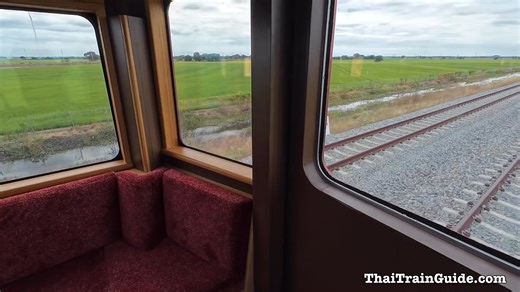 6.7K views · 159 reactions | Video clip of the view from the last car of the Royal Blossom train as it departs from the newly opened Lop Buri 2 (Tha Wung) Station. The views from the 19 km elevated bypass are excellent as expected with rice fields on both sides. This is the longest elevated railway track in Thailand. Though not the highest as that’s at Muak Lek. #RoyalBlossom #RailTourism #Thailand | Thai Train Guide | Facebook
