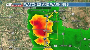 2K views · 15 reactions | Severe Thunderstorm Warning...Monitor News 12 and your KXII Weather Authority app for updates. | KXII-TV | Facebook