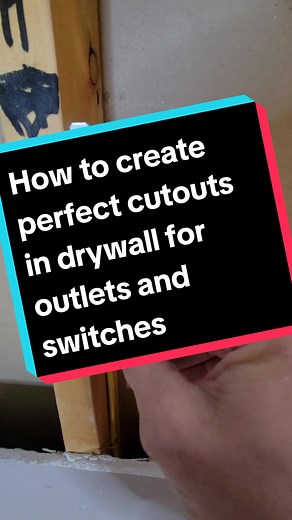 How to Create Perfect Cutouts in Drywall for Outlets and Switches Using Toothpaste