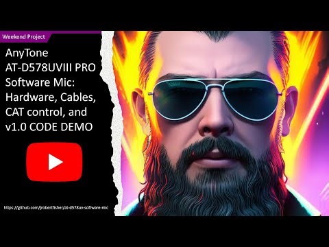 AnyTone AT-D578UV CAT control & Software Mic v1.0