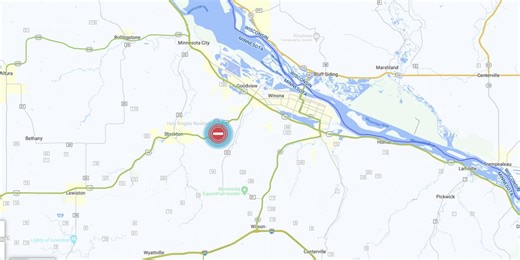 Highway 14 open again in Winona County after crash