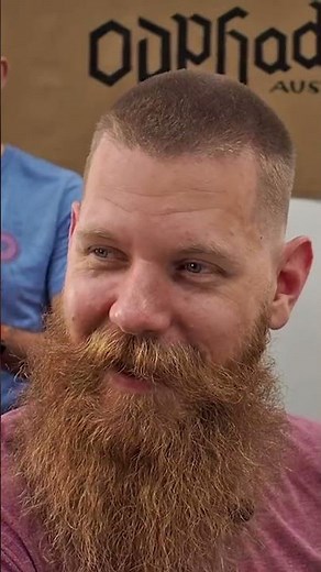 Buzz Cut With A Massive Beard (Wild Transformation) #shorts
