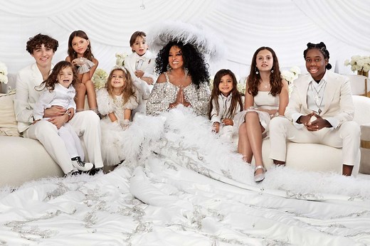 Diana Ross Wears Met Gala Dress Embroidered with Her Children and Grandchildren's Names in Rare Family Photos
