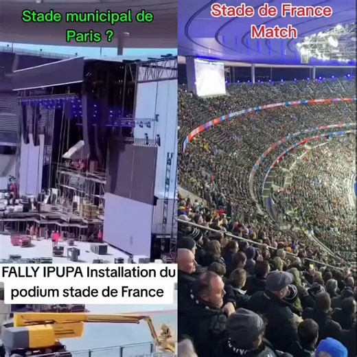 #RDC🇨🇩 #MUSIQUE CONCERT DE FALLY IPUPA :Au stade municipal de Paris ? Ou au Stade de France ?Ici sont des faits. Stade de France en configuration match et concert. Ce n'est pas en faisant parler un fan de @fallyipupa01 autour du stade qu'on va dénaturer les faits. On ne réduit pas un espace en le rendant beaucoup plus grand que l'initial. On n'est donc pas dupe. Les billets se vendent toujours, et en promotion alors qu'annoncés déjà épuisés dès les premières semaines.Personne n'est contre mais