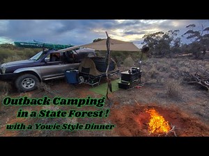Australian Outback Camping With a Delicious Camp Oven Dinner