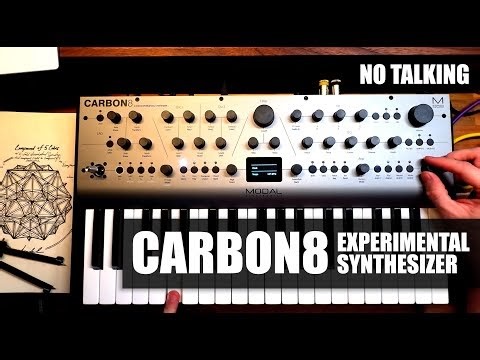 SAUCY SYNTHS Modal CARBON8 Experimental Synthesizer (No Talking)