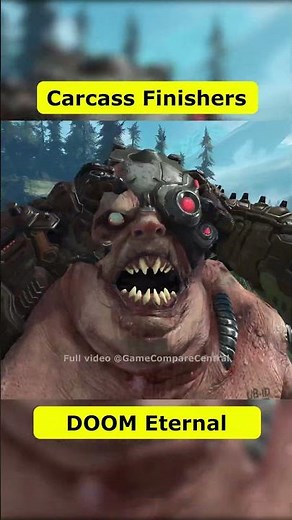 DOOM Eternal All Carcass Glory Kills Finishers