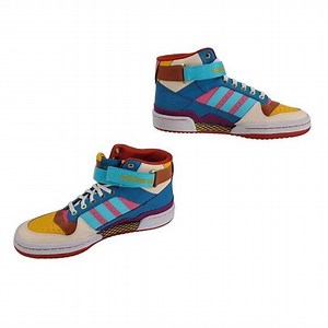 Limoted Edition Adidas High Top Sneakers Sz 7 Kidcore‎ Streetwear Multicolor