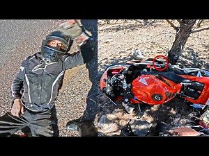 BIKE FALLS OFF A CLIFF - Unbelievable, Epic and Crazy Motorcycle Moments 2024