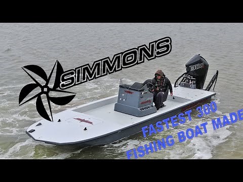 Fastest 300 Bay Fishing Boat made the New Simmons Sig by Simmons Custom Boats