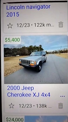 2000 jeep Cherokee xj 138k 5,400 nice jeep