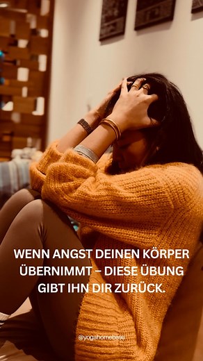 Wenn Angst deinen Körper übernimmt, kannst du sie nicht wegdenken. Das Ziel dieser Übung ist es, dein Nervensystem zu beruhigen. Durch sichere Berührung (Containment) kommst du zurück in deinen Körper, baust Körperwahrnehmung auf und erweiterst dein inneres Gefühl von Sicherheit. Wenn du deinen Körper wieder als schützenden Raum erlebst, entsteht ein klares Gefühl für deine physiologischen Grenzen. Zusätzlich wirkt sanftes Wiegen als eine universelle, angeborene Beruhigungsbewegung, mit der wir 