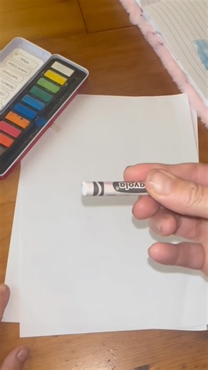 6.3K views · 11 shares | ️ Magic painting 慄‍♀️Use a white crayon or candle to draw your picture or write your message onto paper and reveal your secret message with a paintbrush & watered down paint! #Halloween #kidsactivities #fblifestyle | Simple play & craft ideas | Facebook