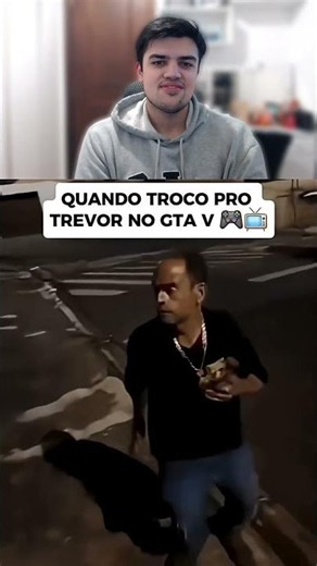 Quando Você Troca para o Trevor no GTA 5 😂💀 #viral #gtav