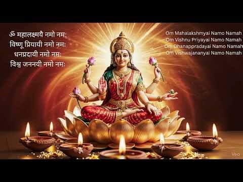 Mahalakshmi Mantra 108 Times | Soothing Chant for Wealth, Peace & Prosperity | Remove Money Blockage