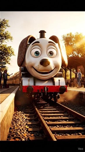 Fluppy Dog Themed Train #funny #travel #train #dog