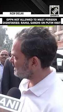 “Govt doesn’t allow foreign dignitaries to meet LoP…” Rahul Gandhi’s big statement on Putin’s visit