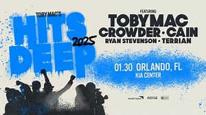 TobyMac's Hits Deep 2025 is here! 🎤✨ Get ready for an unforgettable night with TobyMac, Crowder, CAIN, Ryan Stevenson, and Terrian all on one stage! 🙌🔥 Feel the energy, sing your heart out, and worship like never before. 🎟️ Don’t wait—grab your tickets now, they're linked in our bio! We’ll see you at Hits Deep 2025! #HitsDeep2025 #TobyMac #Crowder #CAIN #RyanStevenson #Terrian #LiveWorshipExperience | Z88.3, Orlando FL