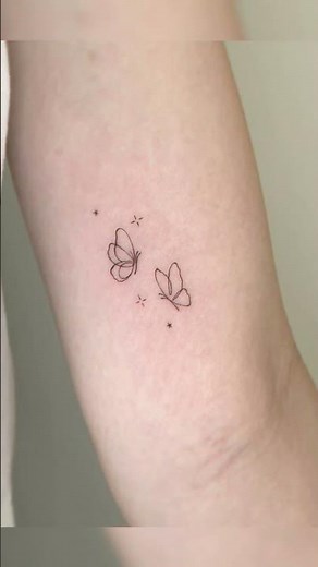 Cute tiny Tattoo Designs 💫 | Small & Aesthetic Tattoo Ideas for Girls ✨ #shorts