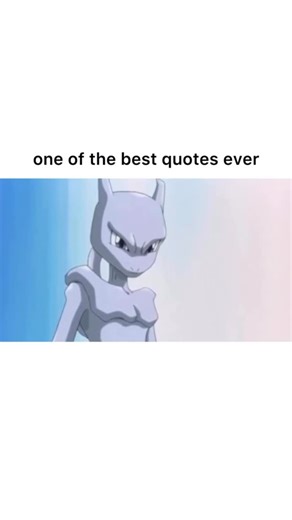 Poke Throwbacks on Instagram: "wise words from Mewtwo 🔮 ( follow us @pokethrowbacks if you like pokemon ! 💙 ) - #pokemon #pokemongo #mew #pikachu #pokemontcg"