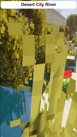 Minecraft Desert River | Exotic Oasis Inspiration #shorts