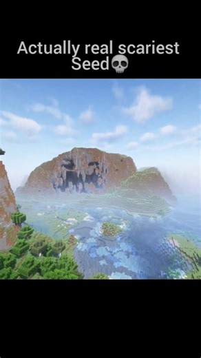 Minecraft real scariest seed 😨#minecraft #shorts