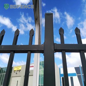 [Hot Item] Metal Tubular Plastic PVC Strip Screen Iron Gate Garrison Steel Wire Mesh Fence