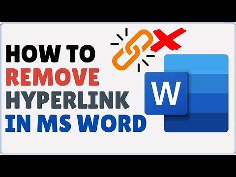 How to Remove Hyperlinks in Word