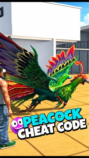 🦚 PEACOCK Cheat Code Activated 😱 | Indian Bike Driving 3D Secret Power#shorts #explore #viral #trend