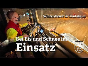 Bei Eis und Schnee im Einsatz - Unterwegs mit dem Winterdienst