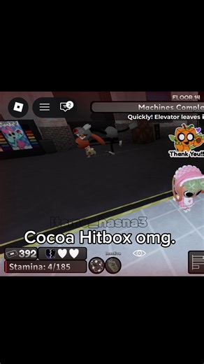Thx for that cocoa i was low on stamina- #roblox#dandysworld#dw#cocoa#bassie