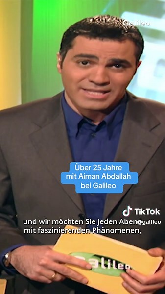 Aiman Abdallah feiert 60 Jahre bei Galileo