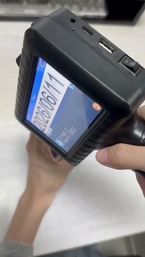 Handheld Inkjet Printer Demo – Marking a Sandglass!