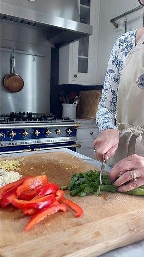 Shrimp Stir Fry with Lacanche