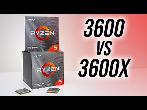 AMD Ryzen 5 3600 vs 3600X - X Worth The Extra Money?