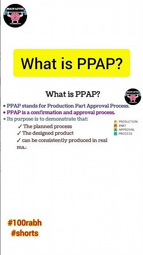 PPAP (Production Part Approval Process)