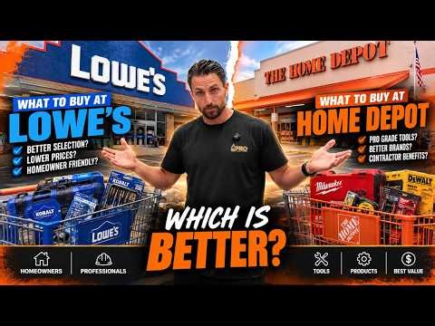 Lowe’s vs Home Depot: Which Is Better for Pros & Homeowners?