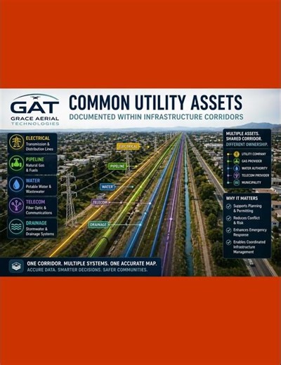 Common Utility Assets Documented Within Infrastructure Corridors